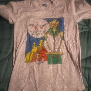 NWOT Cute Lavender colored shirt bought in Myanmar